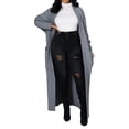 thumbnail image 4 of Txlixc Estilo de moda de las mujeres juego abierto chaqueta de manga larga de color sólido Txlixc moda, 4 of 9
