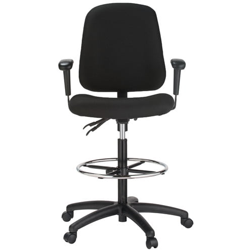 Harwick Furniture Contoured Dual Function Mid Back Drafting Chair Walmart Com Walmart Com