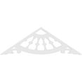 thumbnail image 4 of Ekena Millwork 60"W x 20"H x 1"P (8/12) Pitch Wagon Wheel Architectural Grade PVC Gable Pediment, 4 of 5