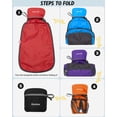 thumbnail image 2 of Mochila Gonex ultraligera y plegable de 20 litros (azul oscuro), 2 of 7
