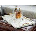 thumbnail image 3 of Regina Andrew 20-1039 Multi-Tone 24" Wide Bone And Brass Tray - Natural, 3 of 5
