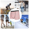 thumbnail image 4 of Fuzoiu Red Cross Print Men's Ultra Breathable Underwear,No Riding Up Boxer Briefs with ComfortFlexible Waistband-Medium, 4 of 5