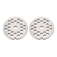 thumbnail image 2 of Meat Grinder Plate Disc Blade, Sharpness Blade Stainless Steel Food Grinding Blade 2pcs  for Hand Meat Grinder, 2 of 8