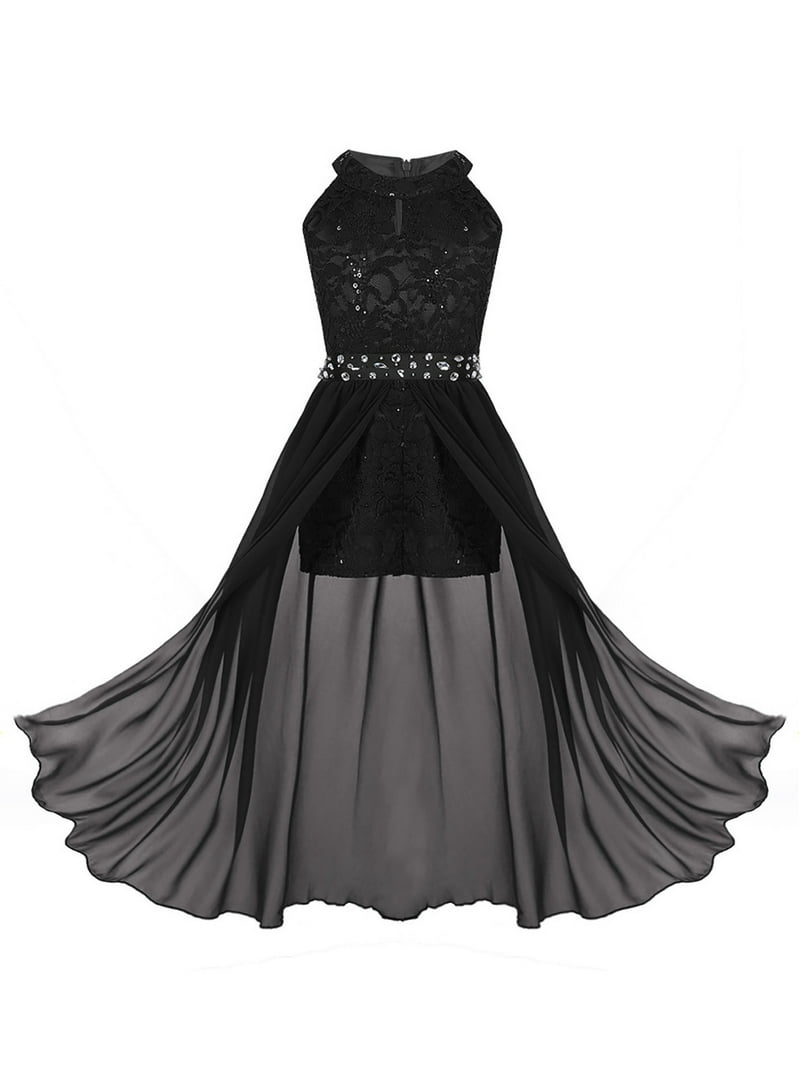 black maxi romper dress Black Lace Maxi Overlay Romper X30235