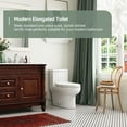 thumbnail image 4 of HOROW One Piece Elongated Toilet with dual flush, 1.28 GPF, 12'' Rough-In with Soft Closing Seat, 4 of 13