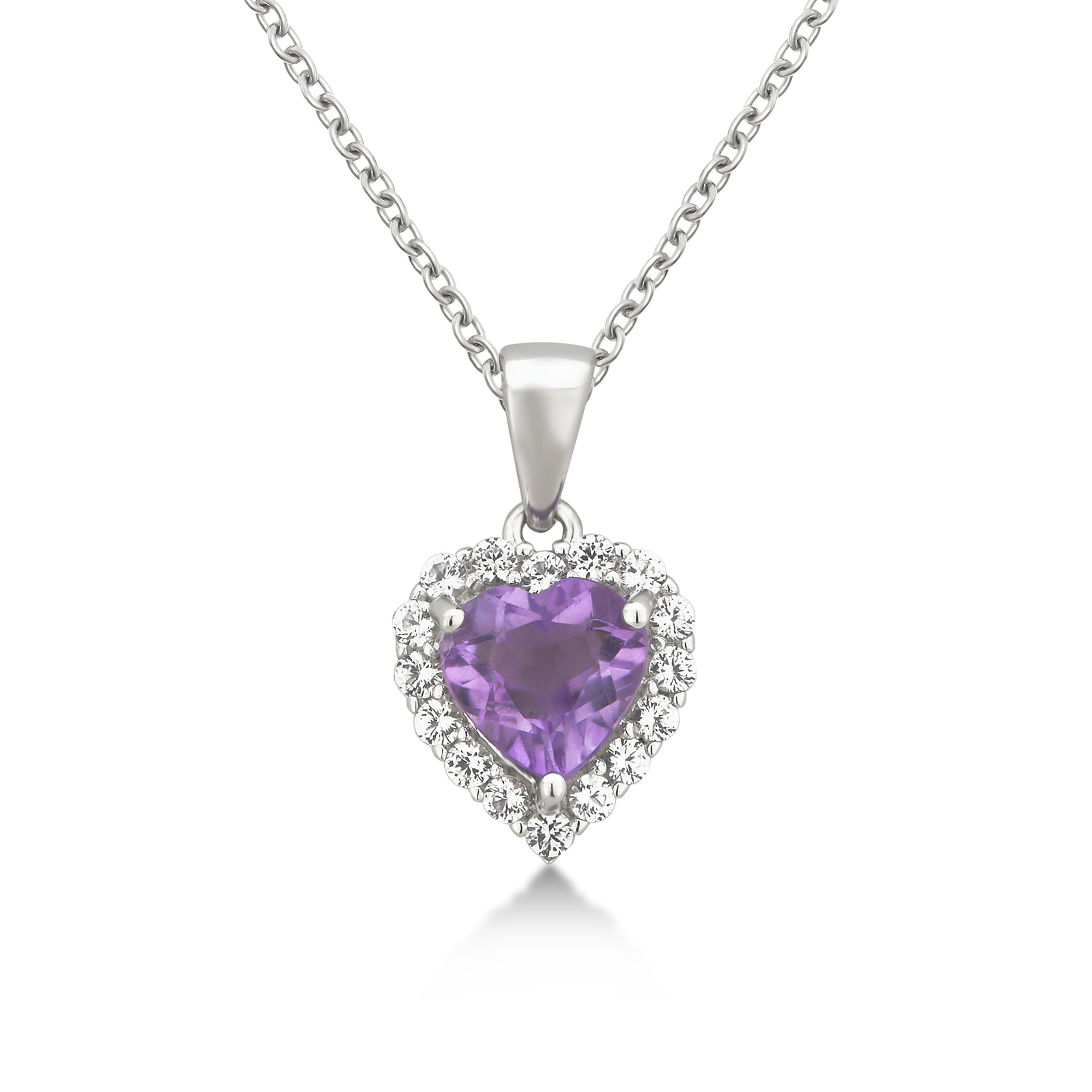 Arista 1/2 Carat T.W. Cubic Zirconia Women's Pendant & Earring Set in Sterling Silver, 18"