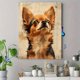thumbnail image 4 of Qisvanset Framed Canvas Wall Art 12x16 Inch Vintage Chihuahua Pet Portrait Farmhouse Gift Art, 4 of 5