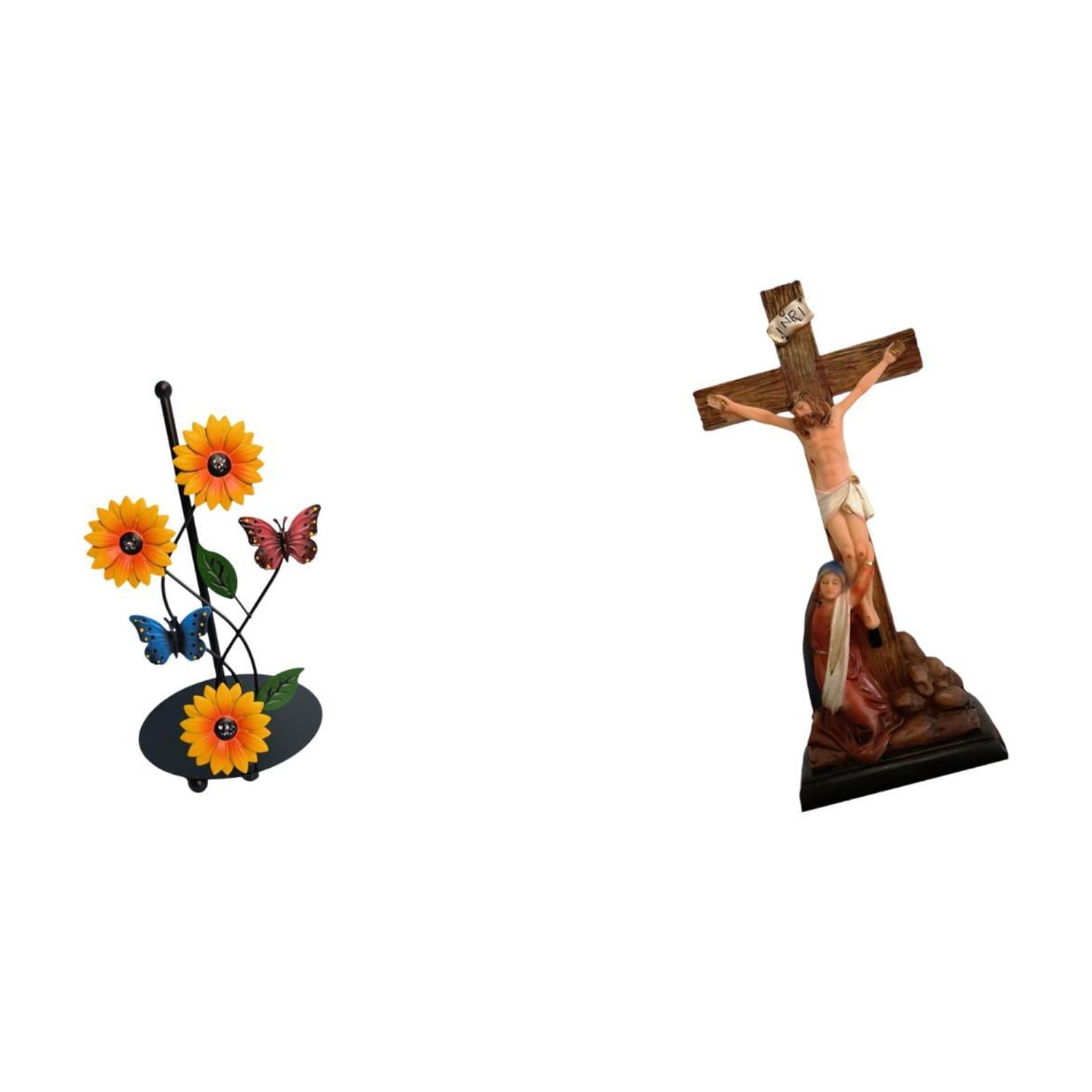 Fiocias Paper Towel Holder Dispenser Non Slip Vertical Tissue Holder Rack Jesus Sculpture Decorative Ornament Crafts Holy Religious Catholic Sculpture Mother