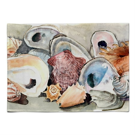

Caroline s Treasures 8619PLMT Shell Fabric Placemat Multicolor