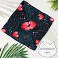 thumbnail image 3 of Valentine's Day Breathable Chiffon Dog Scarf 2-Pack - Translucent Lightweight Pet Collars, Size 16x16x22.8in and 20.9x20.9x30in, 3 of 5