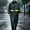 Army Green, variant on Raincoat for Men with Hood Long Waterproof Heavy Duty Rain Jacket with Reflective Strip Windproof Trench Coat for Work Fishing Hiking Outdoor Emergency Gear