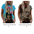 thumbnail image 2 of Camiseta Qarigey OFSAS-00881 L Pintura Al Óleo Cuello Redondo Divertida, 2 of 5