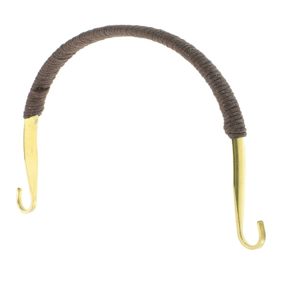 Tetera de cobre con asa tejida en forma de U, accesorio para tetera