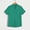 Green, variant on Mens Hawaiian Shirt Band Collar Short Sleeve Button Down Shirts Summer Beach Shirts Green