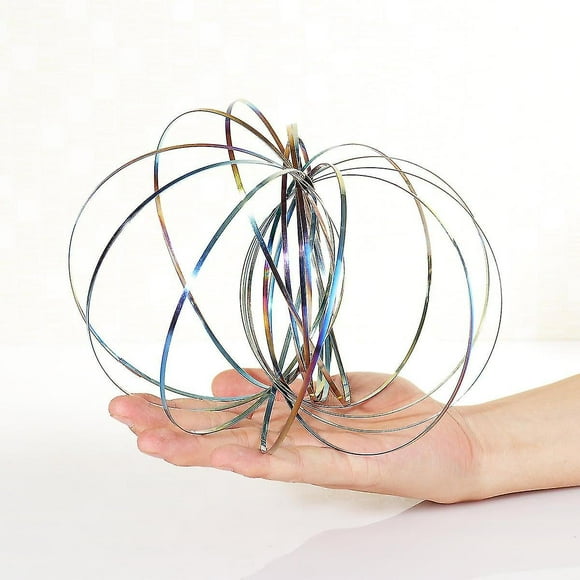3D flow ring toys spring infinity arm juggle dream dance stress relief toy