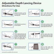 PRODIGY Lancing Device for Diabetic Blood Glucose Testing, Universal for Twist Top Lancets