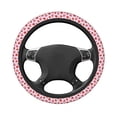 thumbnail image 3 of Haiem Hand Drawn Strawberry Print Steering Wheel Cover 15 Inches for Women Men, Neoprene Anti-Slip Cute Car Steering Wheel Grip Wrap Car Accessories Protective Case Cover for Vehicle Truck SUV, 3 of 8