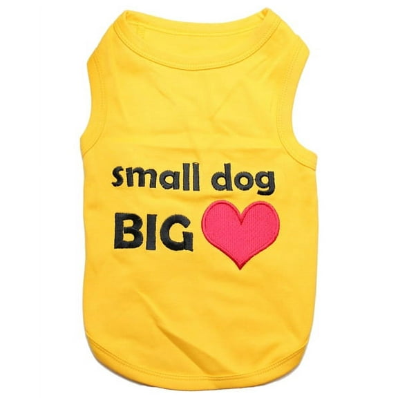 Parisian Pet Dog Clothes SMALL DOG BIG HEART T-Shirt