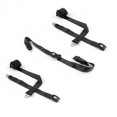 thumbnail image 1 of Standard 2 Point Black Retractable Bench Seat Belt Kit for Chevy Impala 1965-1970 - 3 Belts, 1 of 1