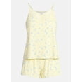 thumbnail image 5 of Joyspun Women’s Dreamy Soft Collection Lace Trim Knit Cami and Shorts Set, Sizes XS-3X, 5 of 5