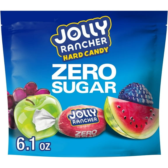Jolly Rancher Zero Sugar Candy, 6.1oz Bag, Assorted Fruit