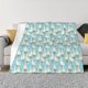 thumbnail image 1 of Fotbe White Geese and Flower Manta de Franela con Estampado, Manta Ultrasuave para Cama, Sofá, Auto, Hipoalergénica y Antibolitas-40"x30", 1 of 6