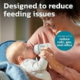 thumbnail image 2 of Philips AVENT Anti-Colic Baby Bottles with AirFree Vent, 9oz, 2pk, Clear, SCY703/02, 2 of 3