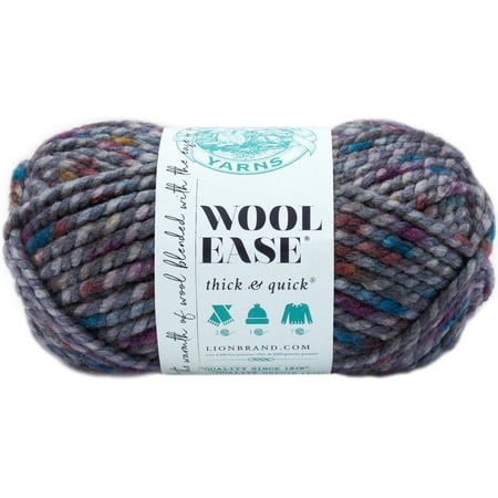 UPC: 0023032645278 | Lion Brand Yarn Wool Ease Thick & Quick Abalone 640-527 Classic Wool Yarn