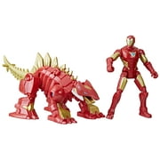 Marvel: Mech Strike Mechasaurus Iron Man and Iron Stomper Kids Toy Action Figure for Boys and Girls Ages 4 5 6 7 8 and Up (4)
