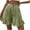 Army Green, variant on Scyoekwg Beach Shorts for Women Fashion Solid Color Casual Shorts Wide Leg Ruffle Loose High Waist Shorts Pants Army Green L (8)