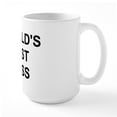 thumbnail image 2 of CafePress - Original World's Best Boss Large Coffe Mug - 15 oz Ceramic Large White Novelty Mug, 2 of 6