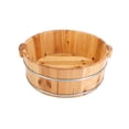 thumbnail image 4 of Lavabo de madera para pies reutilizable, para pedicura, hecho a mano, cómodo para uso en casa o en la oficina. 16x40cm un, 4 of 9