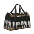 thumbnail image 2 of Honeii Cute Goat Baby Print Gym Bag,Carry on Weekender Overnight Bag, Travel Duffel Bags, Personal Item Travel Bag,Tote Bag,Workout Dance Bag, 2 of 7