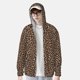 thumbnail image 2 of Fotbe Brown Leopard Chaqueta con Protección Solar UPF 50+ para Hombre y Mujer, Camisa con Capucha y Bolsillos-XX-Large, 2 of 7