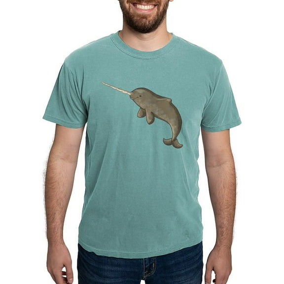 CafePress - Narwhal T Shirt - Mens Comfort Colors Shirt