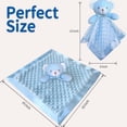 thumbnail image 2 of Manta MOVEPAI Baby Security Blue Bear Soft de 41 cm, 2 of 7