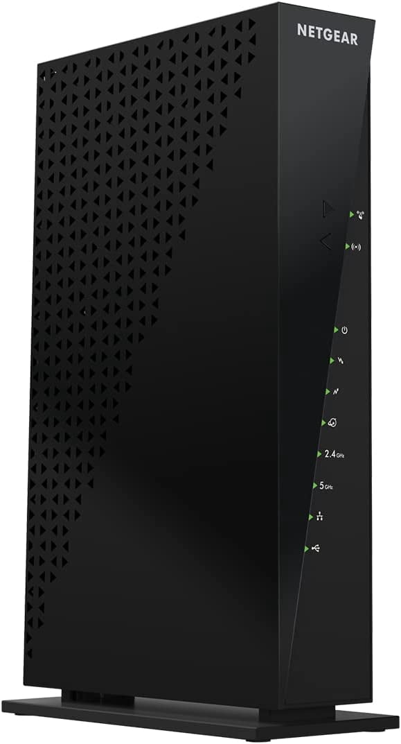 NETGEAR Cable Modem WiFi Router Combo C6300 | Compatible with Providers Xfinity by Comcast, Spectrum, Cox | Plans Up to 400Mbps | AC1750 WiFi Speed | DOCSIS 3.0.