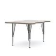 thumbnail image 3 of Tot Mate 23" Rectangular Contemporary Composite Wood My Place Table in Gray, 3 of 5