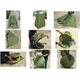 thumbnail image 2 of Portable Instant Camping Pop Up Tent - Camping Beach Shade Outdoor Setup for Privacy Shower, Toilet for Family Camping Hiking & Traveling Tent with Bag (Green), 2 of 6