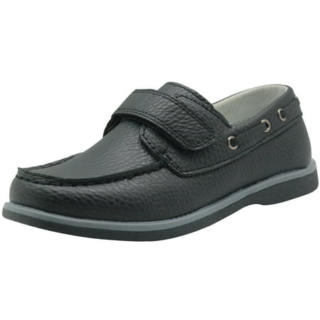

Apakowa Kids Boys Loafers Casual Slip On Boat Shoes with Strap (Toddler/Little Kid/Big Kid)