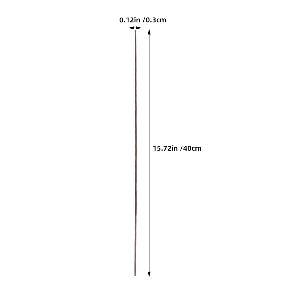 Masteelf 50pcs Paper Wrapped Floral Wire Stems for Artificial Flower Arrangements, Rose Stems, Wedding Decor, Craft Projects Supplies
