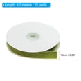 thumbnail image 2 of Uxcell 0.63 Inch x 10 Yard Velvet Ribbons Single Faced Vintage Velvet Ribbons Spool for Decor DIY Olive Green, 2 of 6