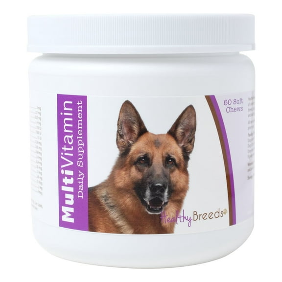 Healthy Breeds German Shepherd Multi-Vitamin Soft Chews 60 Count