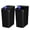Black+Black, variant on 2 Pack Bathroom Trash can,Smart Touchless Trash Can,Automatic Motion Sensor Trash Bin with Lid,2.4 Gallon Garbage Can, Kitchen, Bathroom, Office, Bedroom Trash can (Black+Black)