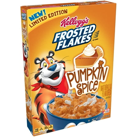 UPC 038000184826 product image for Kellogg's Frosted Flakes Pumpkin Spice 10 Oz Box | upcitemdb.com