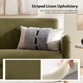 thumbnail image 6 of Tina's Home 50" Farmhouse Loveseat Sofa with Slope Arms and Solid Wood Bobbin Legs for Living Room, Moss, 6 of 7