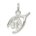 thumbnail image 4 of Sterling Silver Four Leaf Clover & Wishbone QC6108, 4 of 4