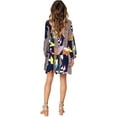 thumbnail image 5 of Women Summer Tunic Dress V Neck Casual Loose Flowy Swing Shift Dresses, 5 of 6