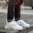 thumbnail image 4 of NOKIO Mens Fashion Sneakers Platform We𝖽ge Athlet𝗂c Shoes with Comforatble Soft Cushion Sole, Colorful Casual Walking Shoes Lightweight Breathable Running Shoes for Back to College, Travel, 4 of 7