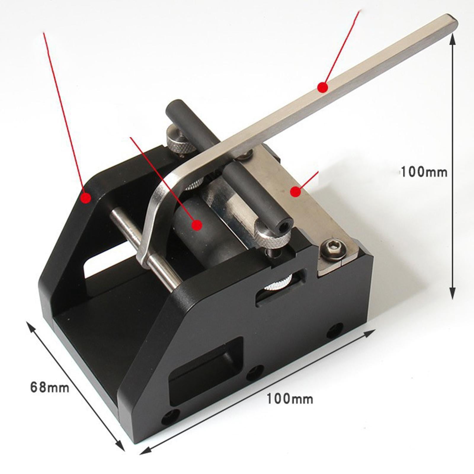 Sharprepublic Adjustable Leather Skiving Machine Efficient Belt Cutter for Cutting Currier